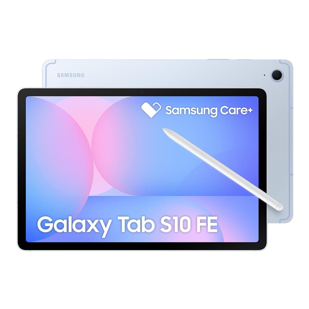 Imagem da oferta Tablet Samsung Galaxy Tab S10 FE, Azul, 10.9", Wifi, 128GB, 8GB RAM, Camera Traseira de 13MP, Câmera Frontal de 12MP Ultra Wide, Wifi 6, IP68, Android 15
