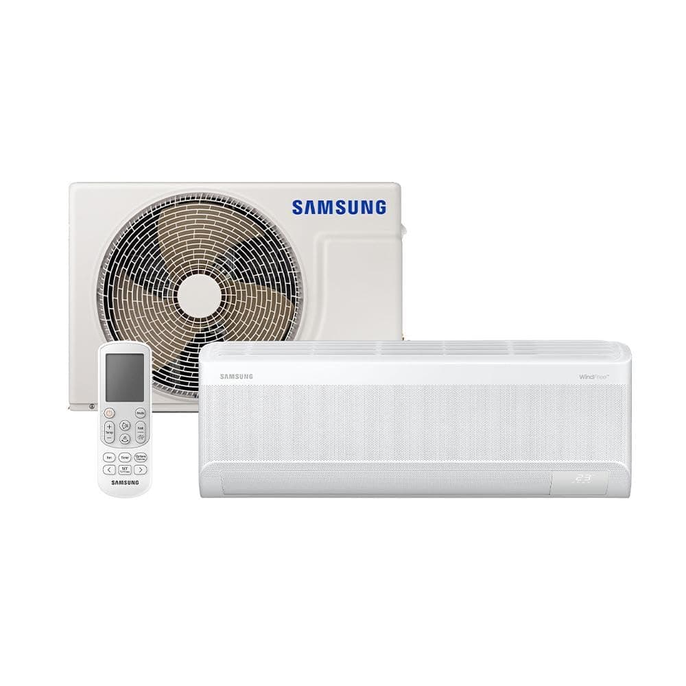 Imagem da oferta Samsung Ar Condicionado Split Inverter Samsung WindFree AI 24000 BTU/h Frio AR60F24D1AWNAZ - 220 Volts