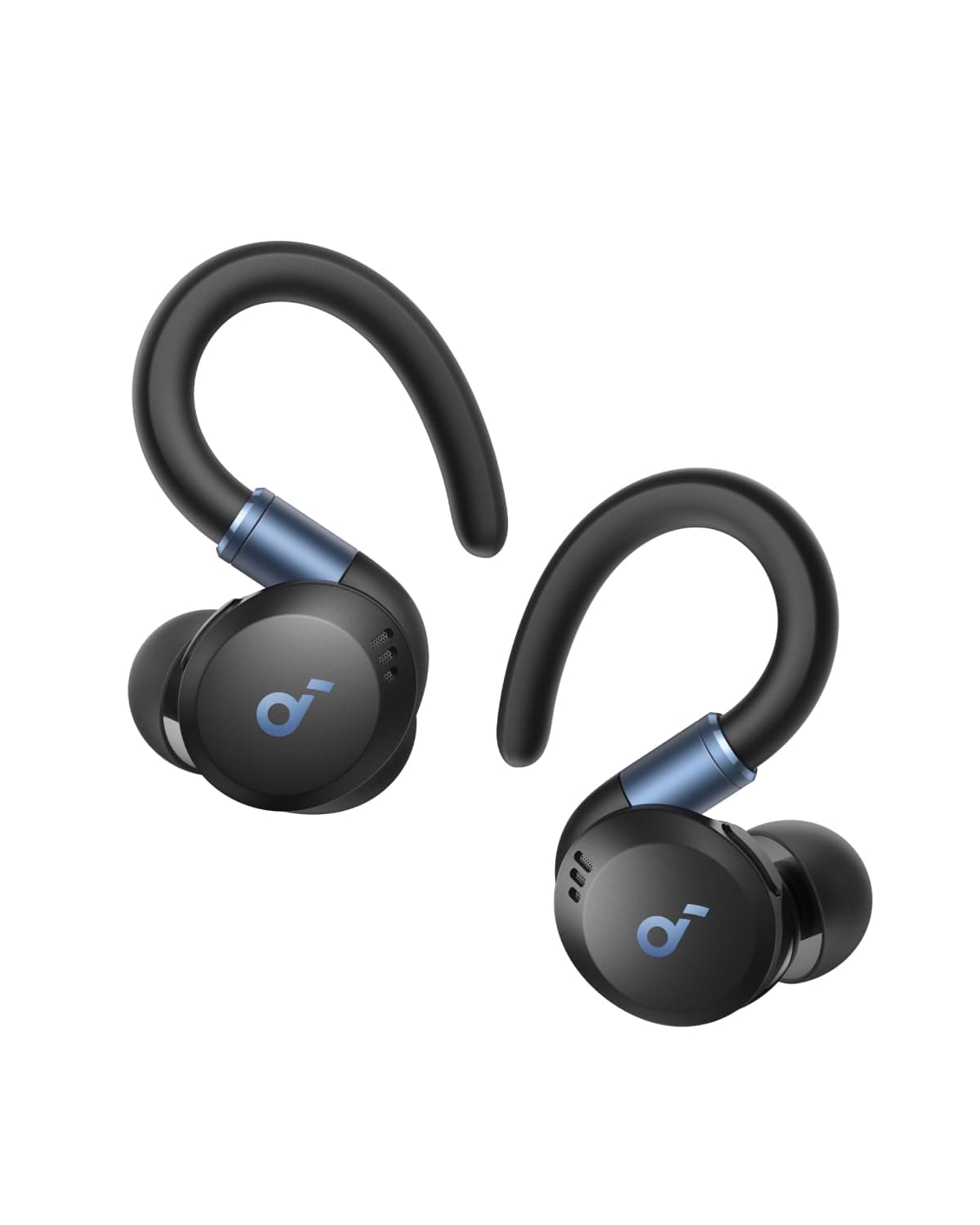 Imagem da oferta soundcore Sport X20 da Anker, Fone de Ouvido Bluetooth 5.3 Sem Fio, Fone esportivo, ANC Adaptativo, Ganchos Ajustáveis, Graves Intensos, À Prova de Suor e Poeira, IP68, 48H de Reprodução, TWS, Preto