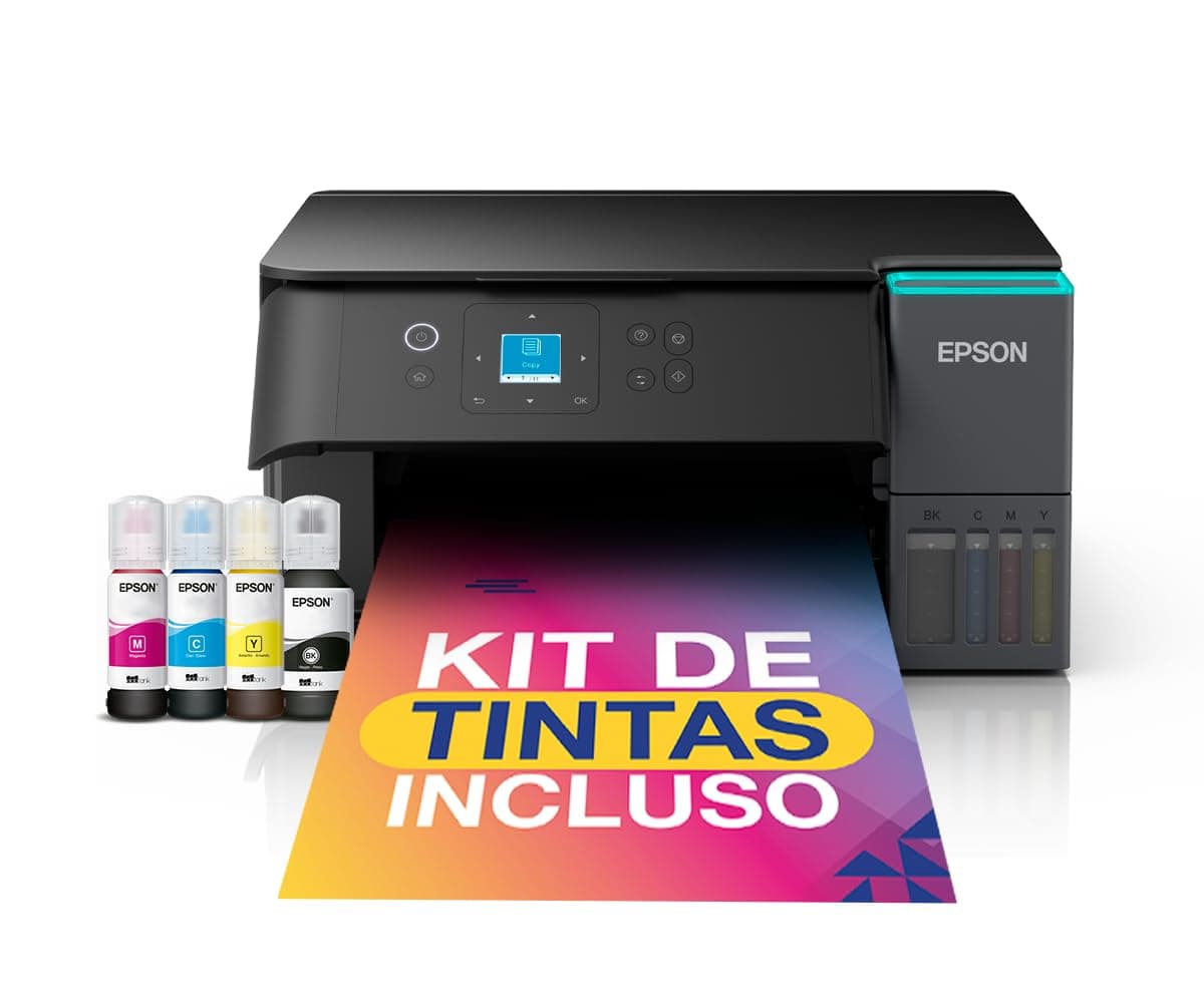 Imagem da oferta Multifuncional Epson EcoTank L4360, imprime frente e verso automático, Wi-Fi