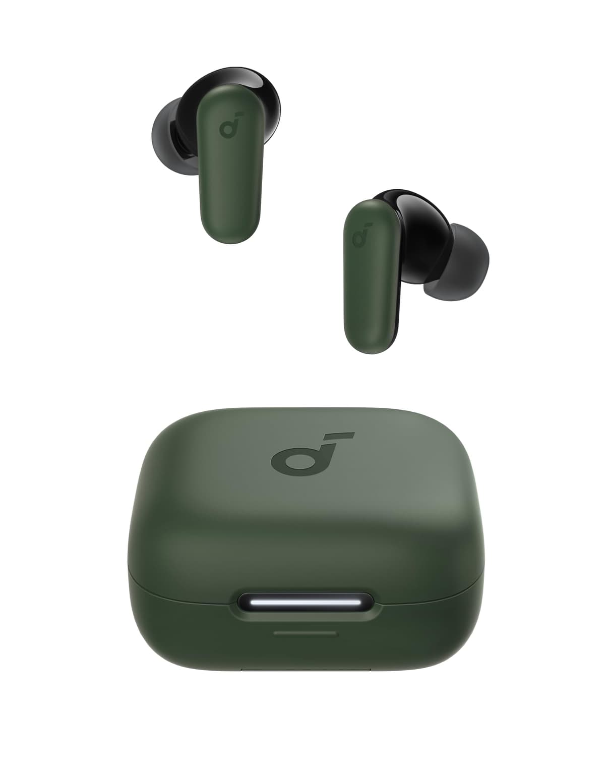 Imagem da oferta soundcore P30i da Anker, Fone de Ouvido Bluetooth 5.4 com Cancelamento de Ruído Adaptativo, Graves Poderosos, 45H de Reprodução, Estojo 2-em-1 com Suporte para Celular, IP54, Fone sem fio TWS, Verde
