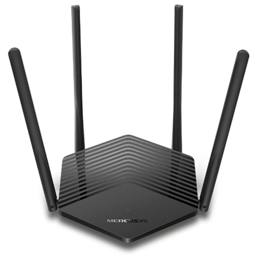 Imagem da oferta Roteador Mercusys TP-Link MR60X WiFi 6 Gigabit Dual Band AX1500 porta Gigabit 4x antenas Easy Mesh