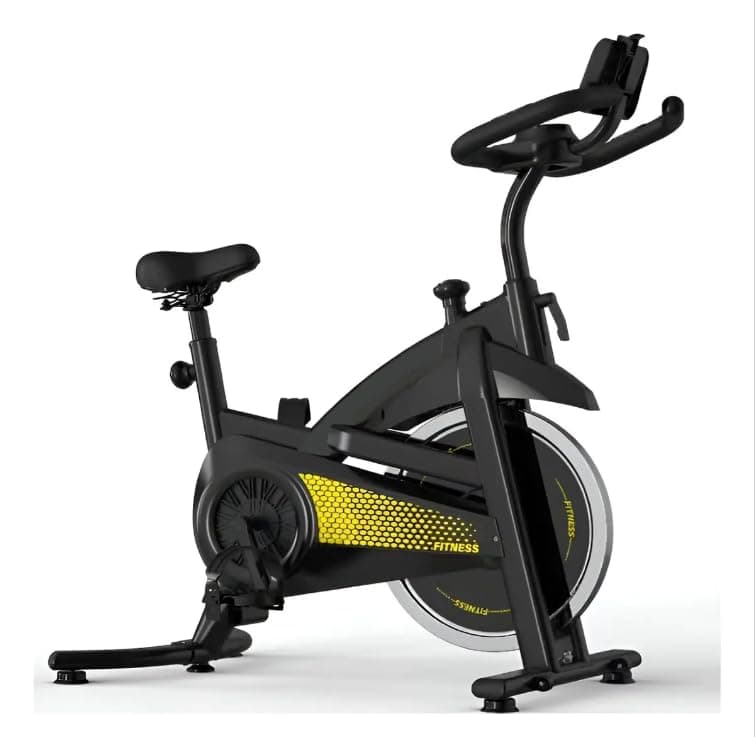 Bicicleta Spinning Com Roda De Inércia De 13kg Bicicleta de Spinning Personalizada, Bicicleta de Ciclismo Indoor para Fitness Suporta 150kg Sensor Cardíaco Monitor Digital Correia Silenciosa