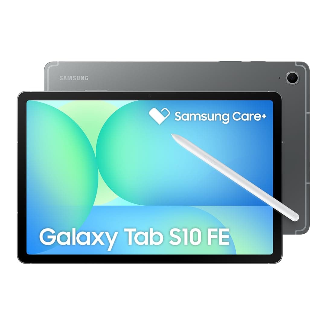 Imagem da oferta Tablet Samsung Galaxy Tab S10 FE, Cinza, 128GB, 8GB RAM, Tela Imersiva de 10.9" 90Hz, Camera Traseira de 13MP, Câmera Frontal de 12MP Ultra Wide, Wifi 6, IP68, Android 15