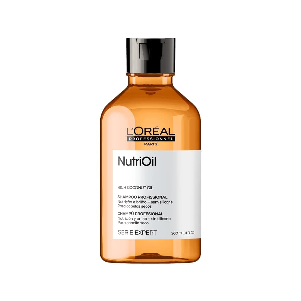 Imagem da oferta L'Oréal Professionnel NutriOil Shampoo de Nutrição Intensa com Óleo de Coco – Para Cabelos Secos, Limpeza Suave e Maciez, 300 ml