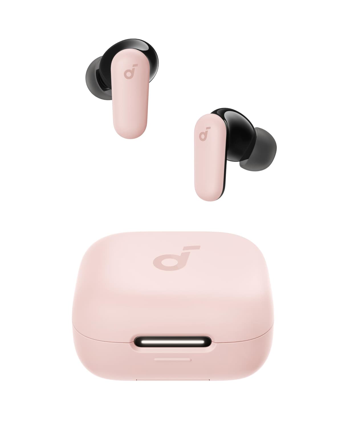 Imagem da oferta soundcore P30i da Anker, Fone de Ouvido Bluetooth 5.4 com Cancelamento de Ruído Adaptativo, Graves Poderosos, 45H de Reprodução, Estojo 2-em-1 com Suporte para Celular, IP54, Fone sem fio TWS, Rosa