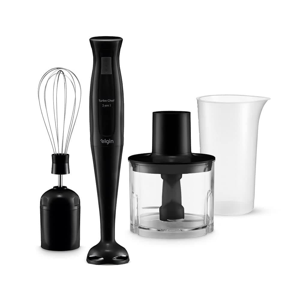 Imagem da oferta Mixer Vertical Turbo Chef Elgin 3 em 1 200W Preto 220v