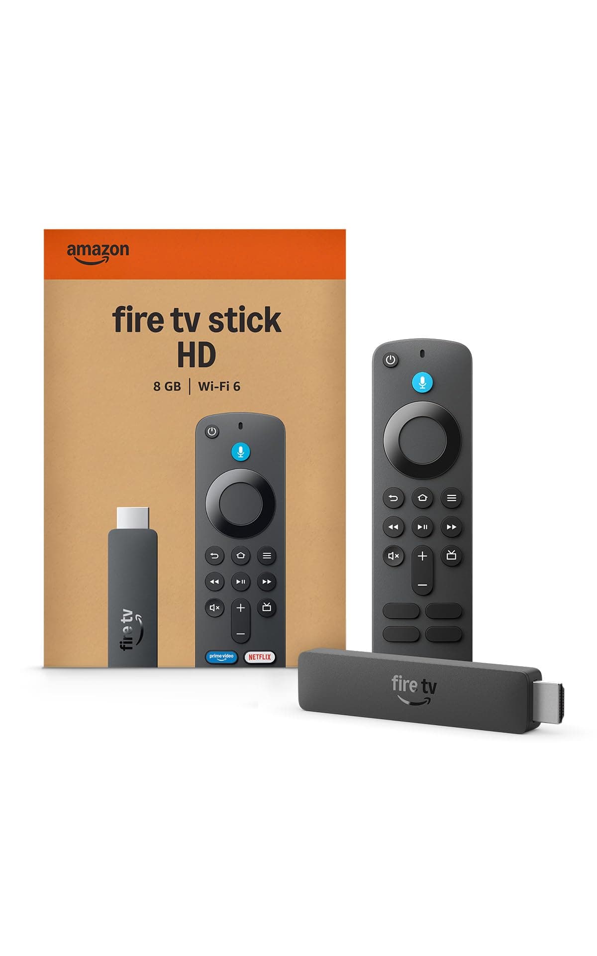 Imagem da oferta Amazon Fire TV Stick HD (modelo mais recente), Controle Remoto por Voz com Alexa, alimentado pela TV, com configuração simples e Acesso Antecipado à Alexa+