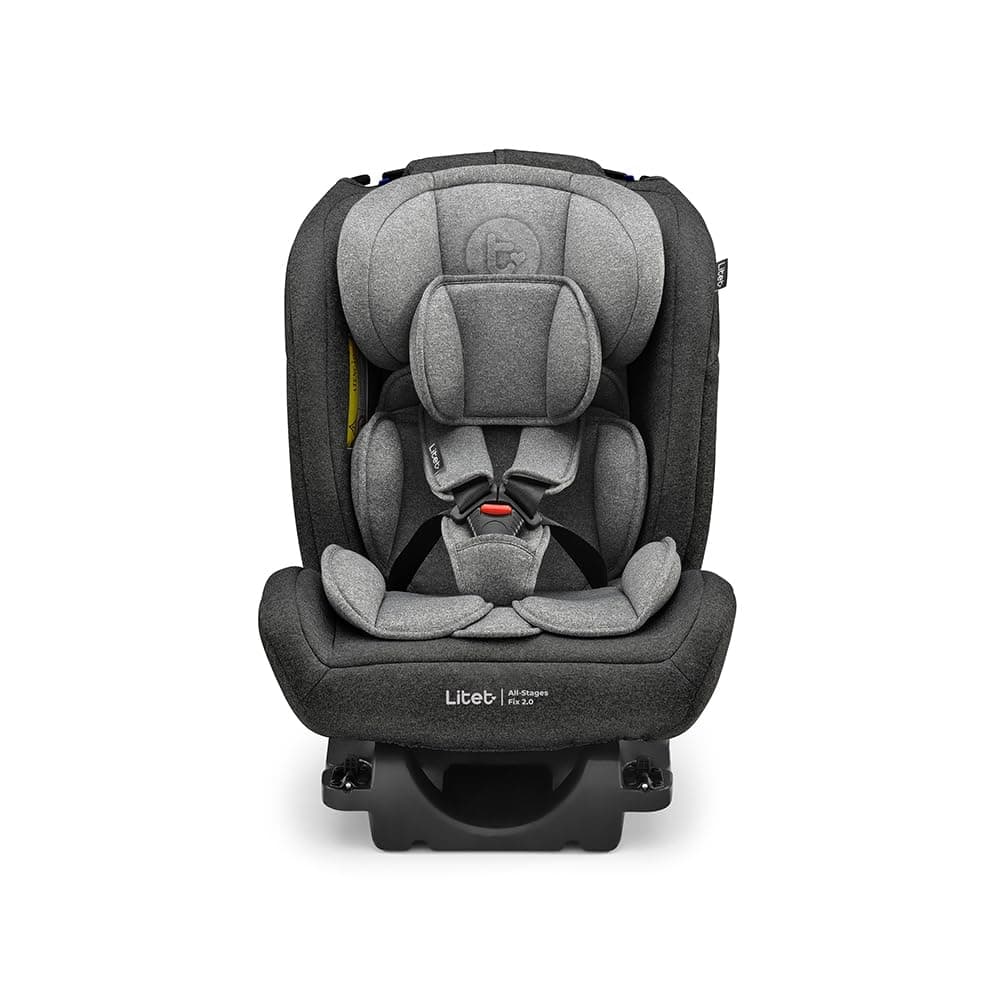 Imagem da oferta Cadeira para Auto 0-36Kg Isofix Litet All Stages Fix 2.0 Preta e Cinza - BB452