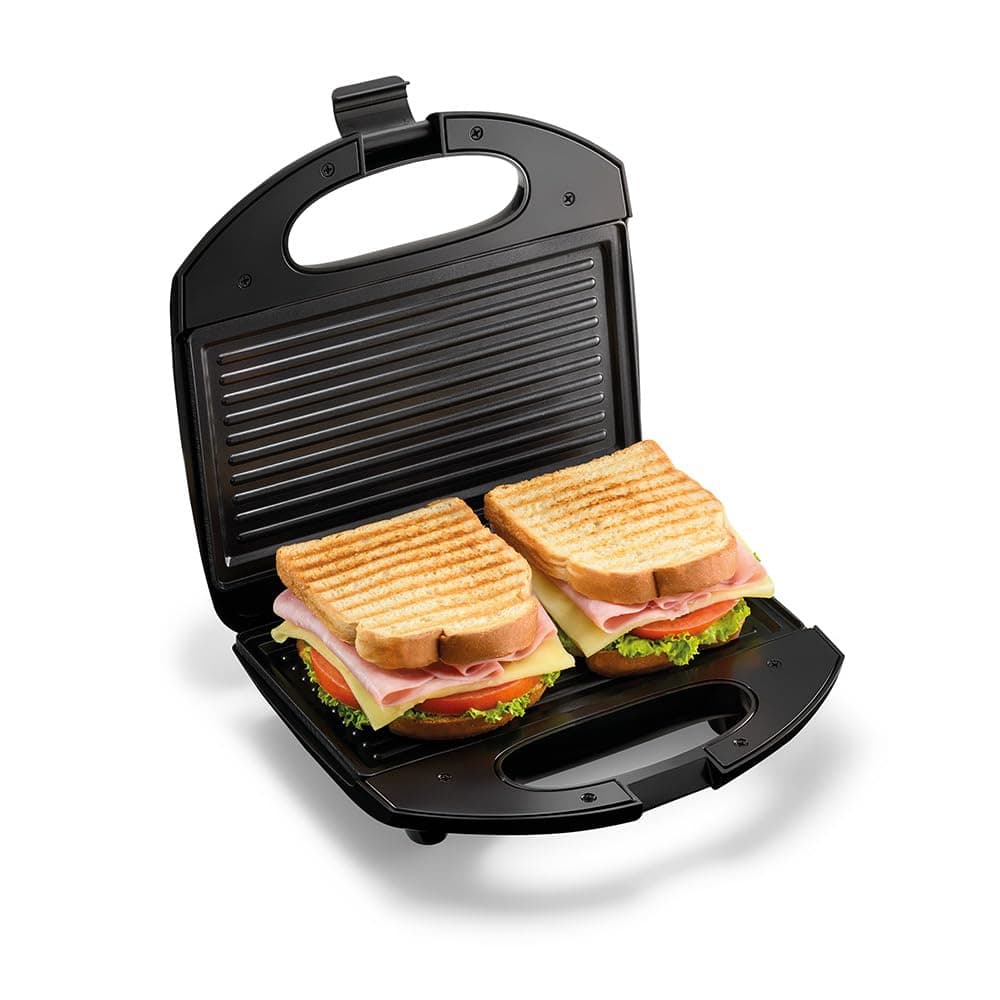 Imagem da oferta Sanduicheira Brunch Time 2 em 1 Elgin Sanduicheira e Grill Antiaderente Preta 110V