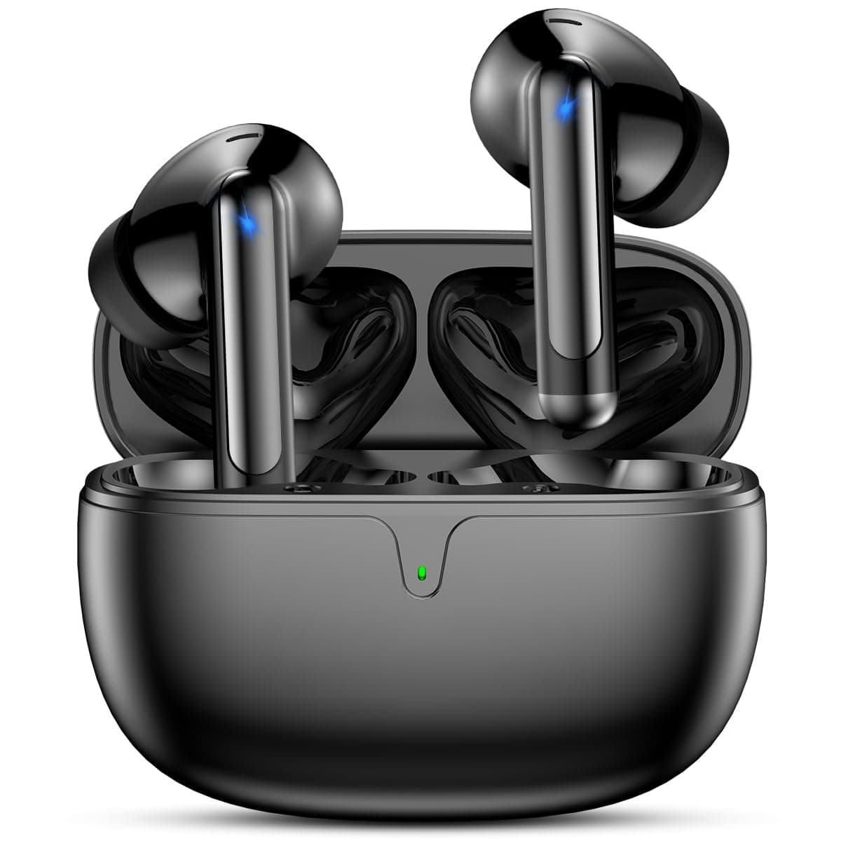 Imagem da oferta Fones de Ouvido Bluetooth 5.3 Fones de Ouvido Sem Fio 42 Horas de Reprodução Fones de Ouvido Esportivos com IPX5 à Prova d'Água Fones de Ouvido de Graves Profundos para iOS Android, Preto