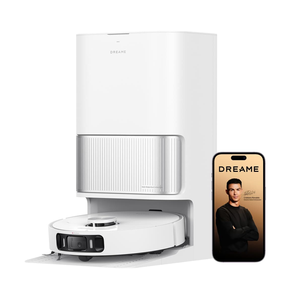 Imagem da oferta DREAME L40 Ultra AE Robô Aspirador e Mopa, Sucção 19.000Pa, Caixa de Poeira Autoesvaziável, Mopa Flexível com Lavagem Automática 75°C, Amigo dos Pets, App/Voz(Alexa/Google/Siri), 127v