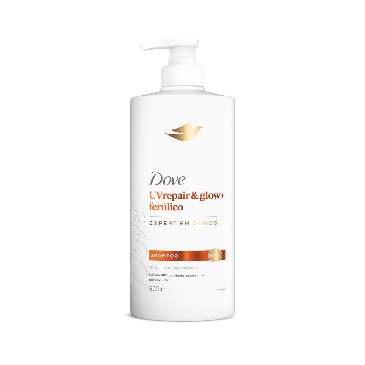 Imagem da oferta Dove Shampoo UV Repair & Glow + Ferúlico 600ml