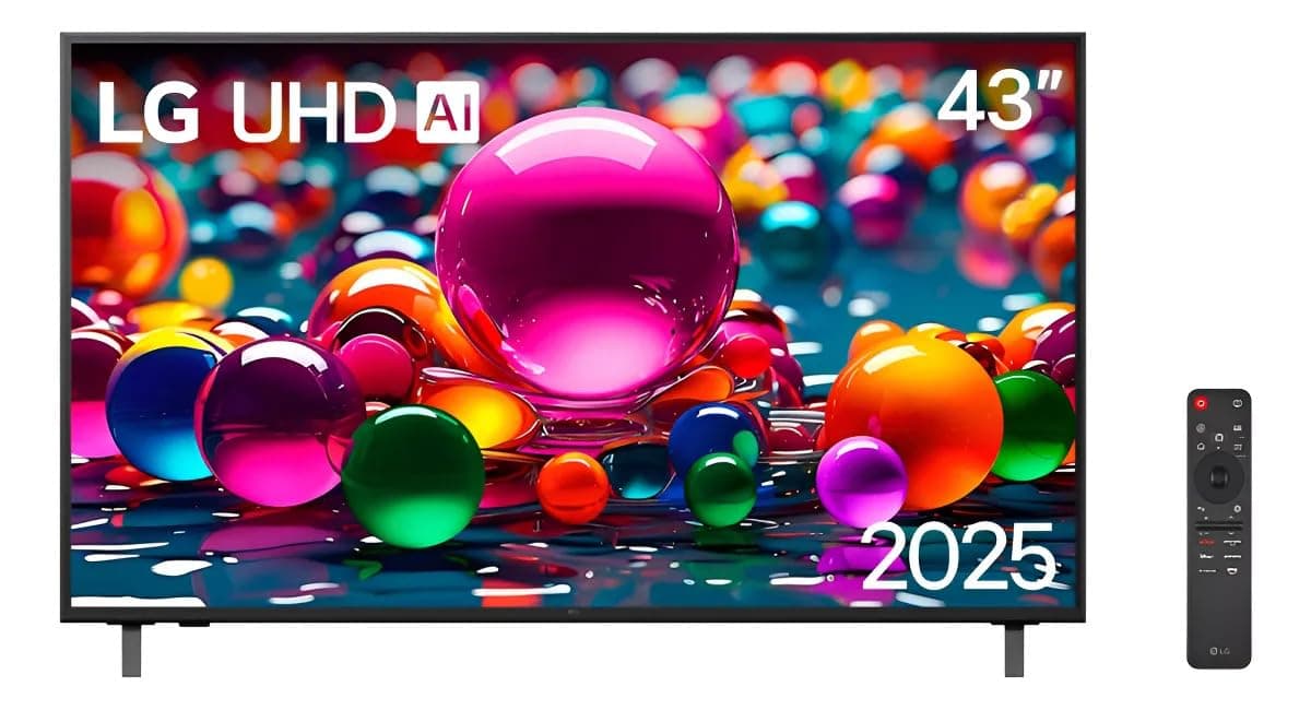 Imagem da oferta Smart TV 43' LG 43AU801C0SA 4K
