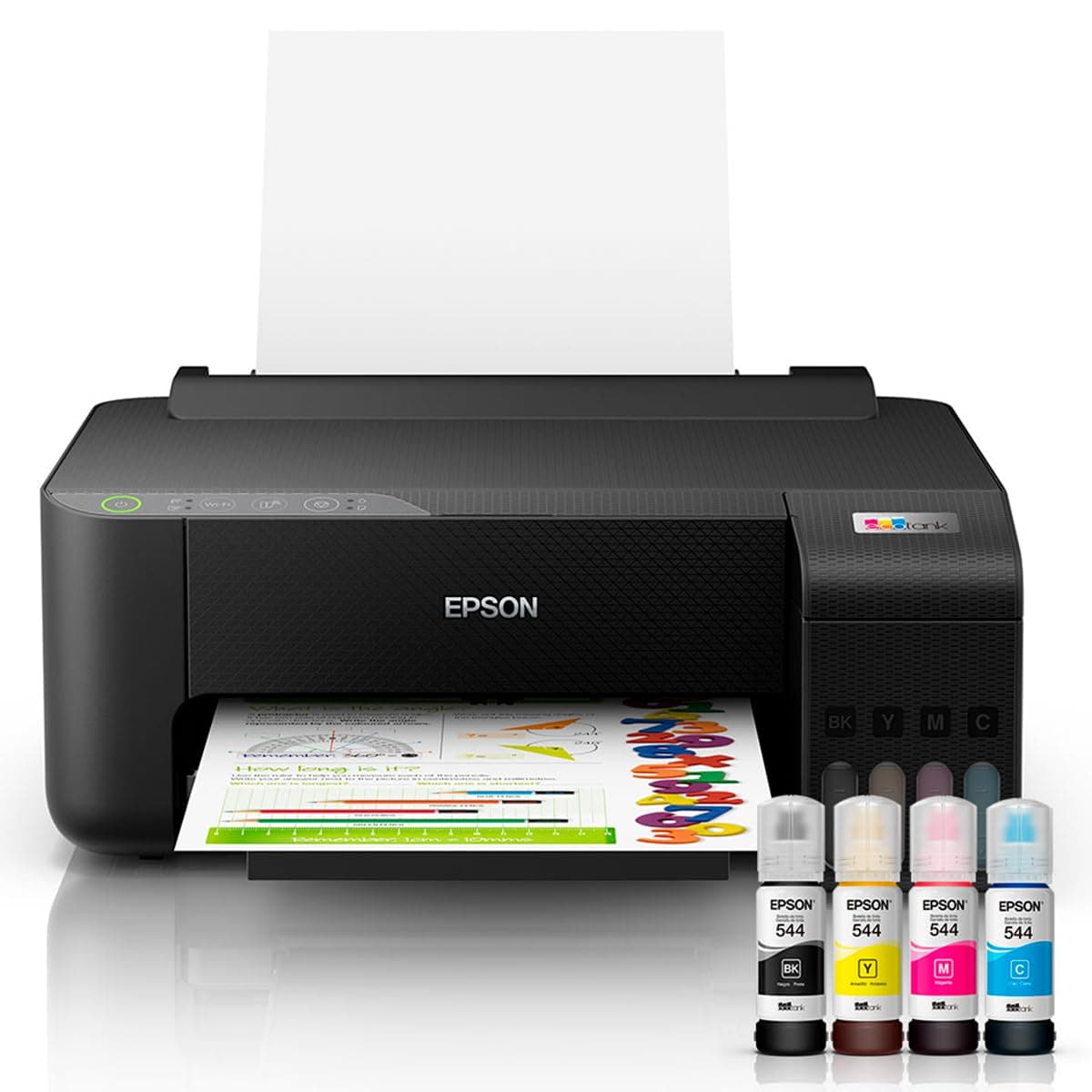 Imagem da oferta Impressora Epson EcoTank L1250 - Tanque de Tinta Colorida, Wi-Fi Direct, Comando de voz, Bivolt, Cor: Preto