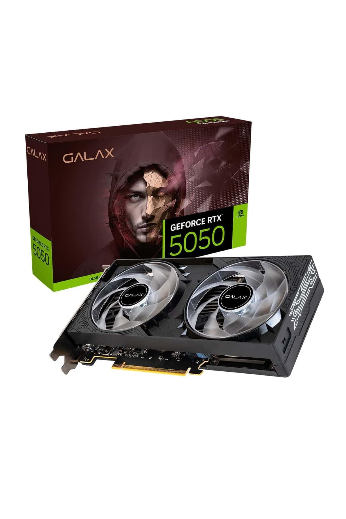 Imagem da oferta GPU NV RTX5050 8GB BLACK GF 1-CLICK OC TECLAB LITE 128BITS GDDR6 GALAX 55NSL8MHDXRE