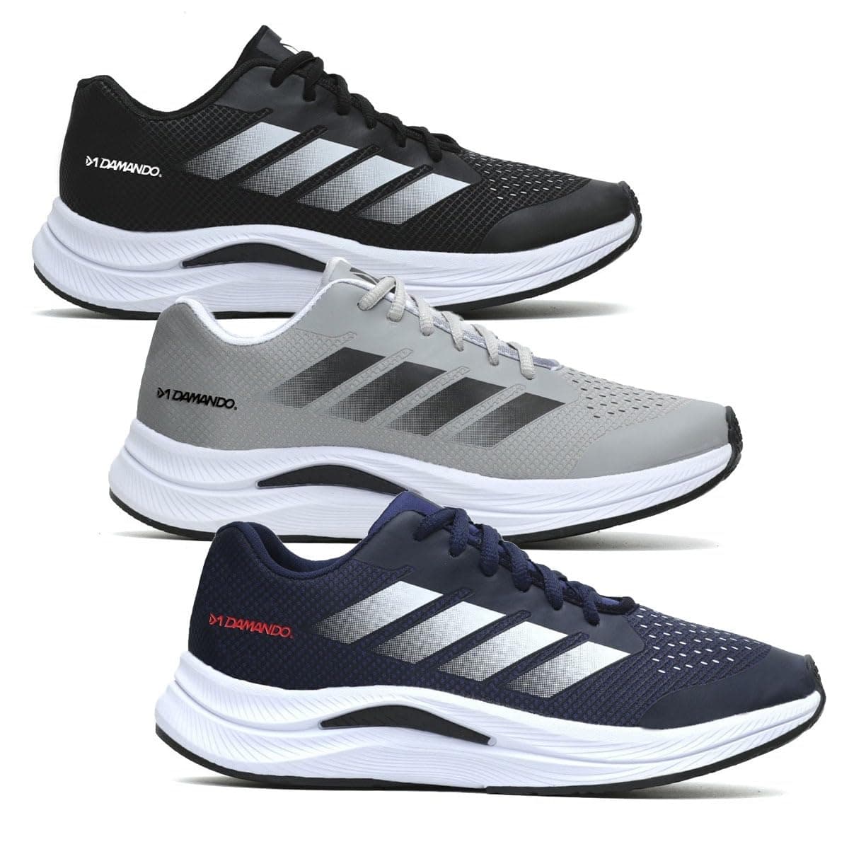 Imagem da oferta Kit 3 Pares Tenis Masculino Esportivo Macio Confortavel Corrida Academia