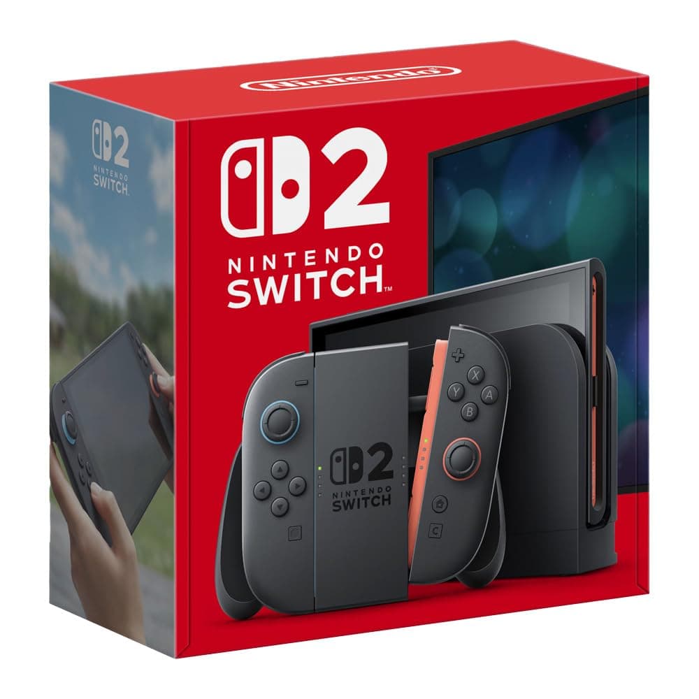 Imagem da oferta Nintendo, Console, Nintendo Switch 2, Nacional, Portátil e Doméstico, Bateria de até 9 Horas, Inclui Joy-Con com Suporte e Alças, 1 ano de Garantia - Modelo Nacional de Tomada