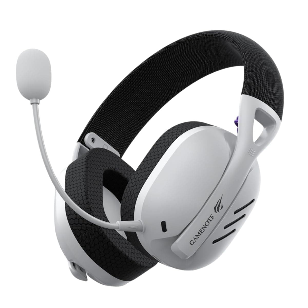 Imagem da oferta Havit Fone de Ouvido Headset Gamer Fuxi-H3 White Black, Com Fio e Sem Fio, Wireless 2,4GHz, Bluetooth, Cabo USB-C, Cabo 3,5mm. Surround, Baixa Latência, Quad-Mode