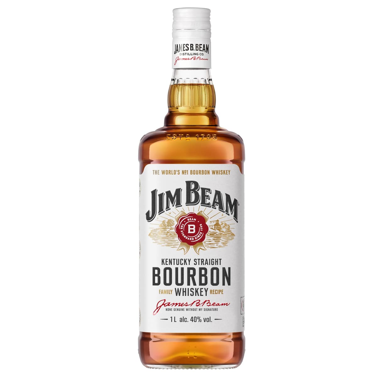 Imagem da oferta Bourbon Whiskey Jim Beam White 1L