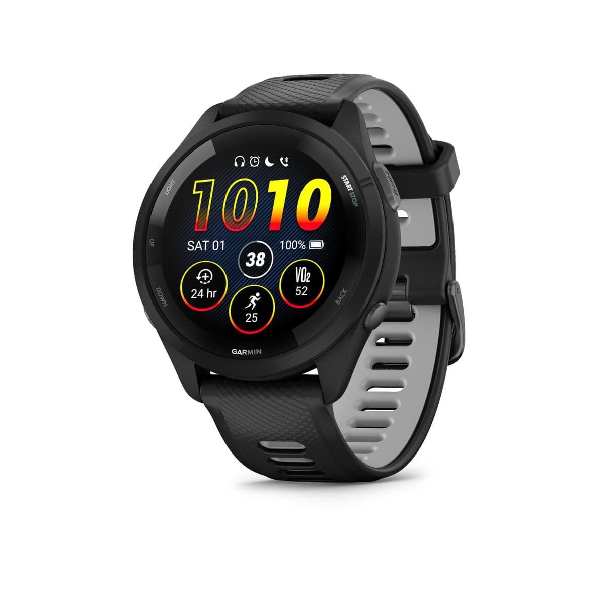 Imagem da oferta Garmin Relógio Forerunner 265 Music Preto com Cinza 46mm com Monitor Cardíaco de Pulso e GPS