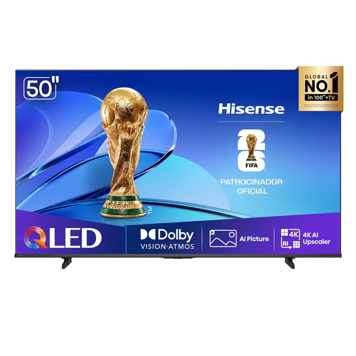 Imagem da oferta Hisense Smart TV UHD 4K QLED 50" Polegadas 50Q6QV com HDR10+, Dolby Atmos, Sports Mode, Game Mode Plus e Compatível com Alexa