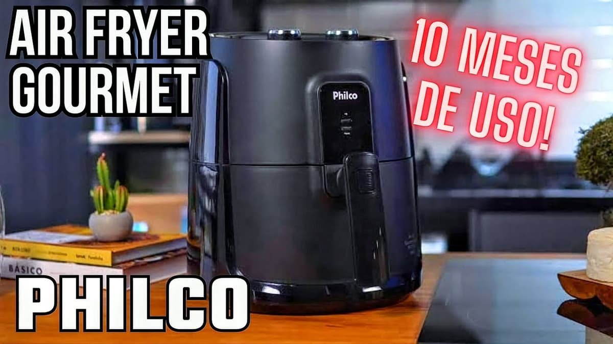 Miniatura do vídeo: Air Fryer Philco Gourmet 4L após 10 meses: minha opinião real