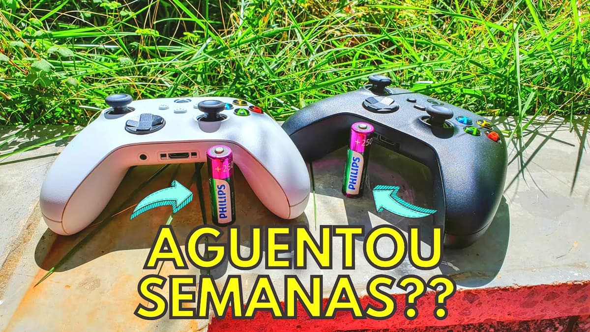 Miniatura do vídeo: Pilhas Philips 2500mAh valem a pena no Xbox?