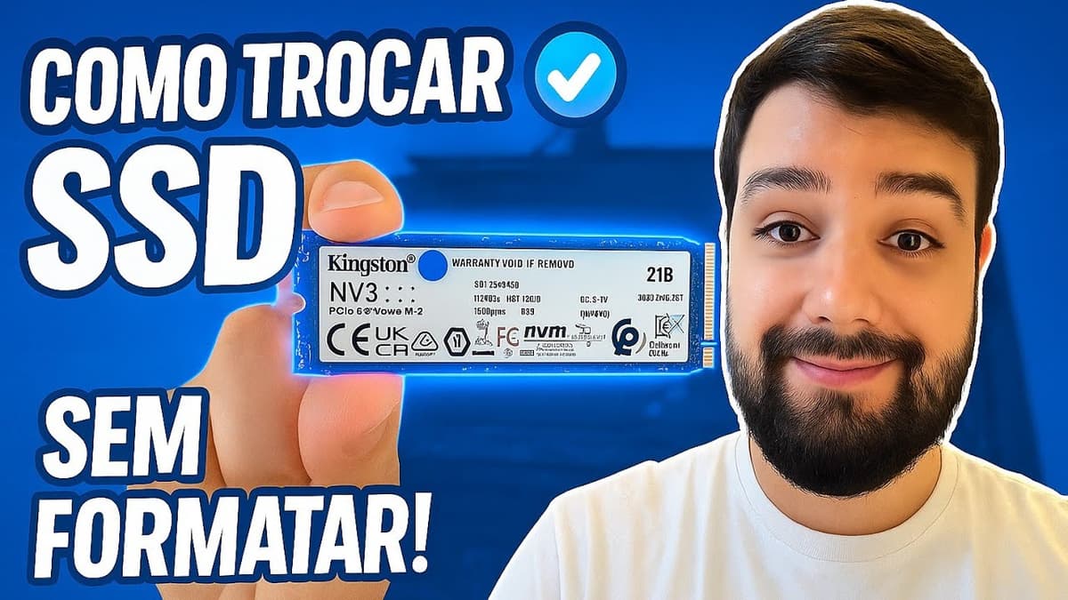 Miniatura do vídeo: Troquei o SSD do Dell G15 sem formatar: valeu a pena?