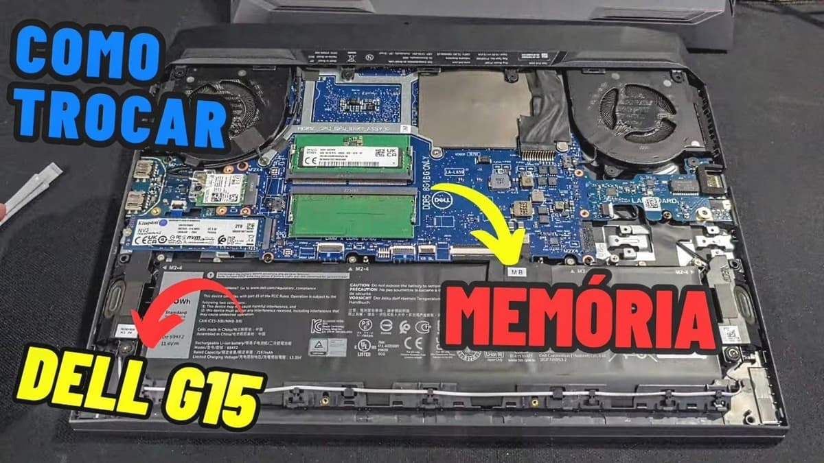 Miniatura do vídeo: Upgrade de RAM no Dell G15: 32GB com Crucial valeu a pena?