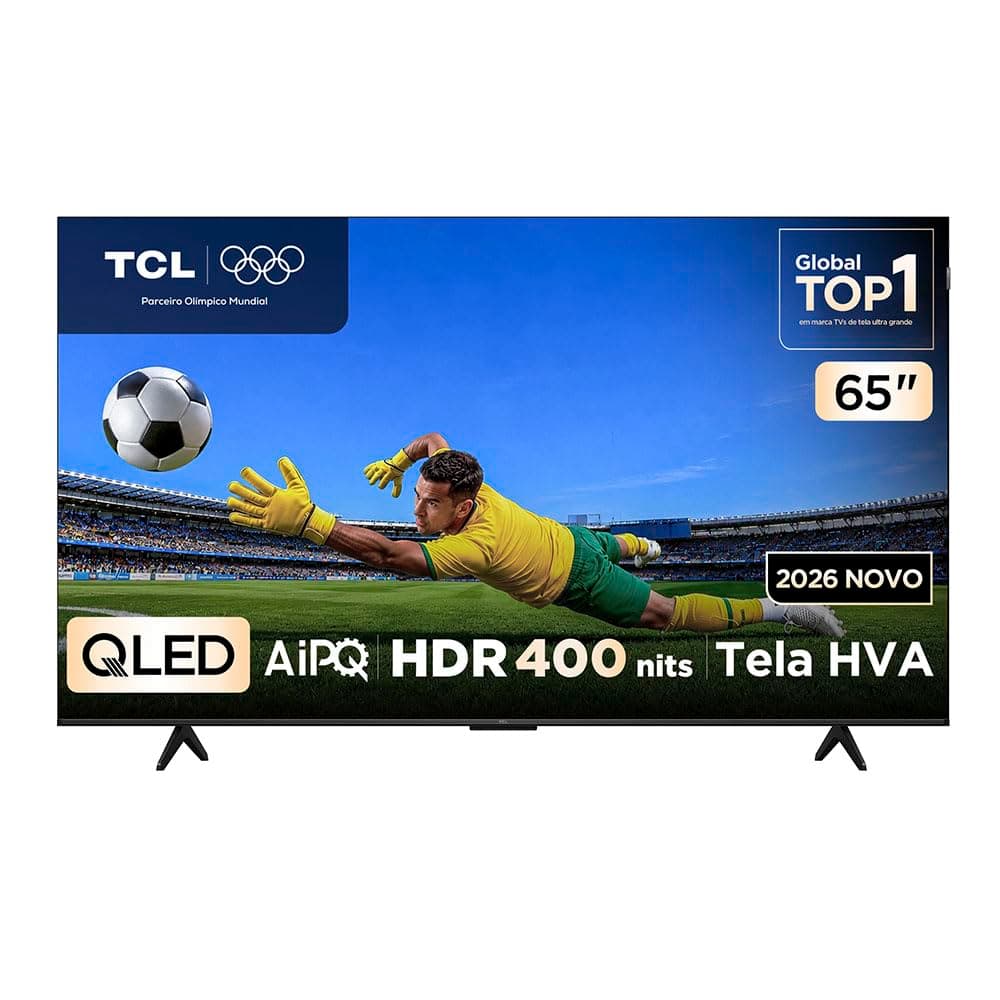 Imagem da oferta Smart TV TCL 65 Polegadas QLED 4K P7L WiFi Bluetooth Google TV HDR10+ 120 Hz VRR AIPQ 65P7L