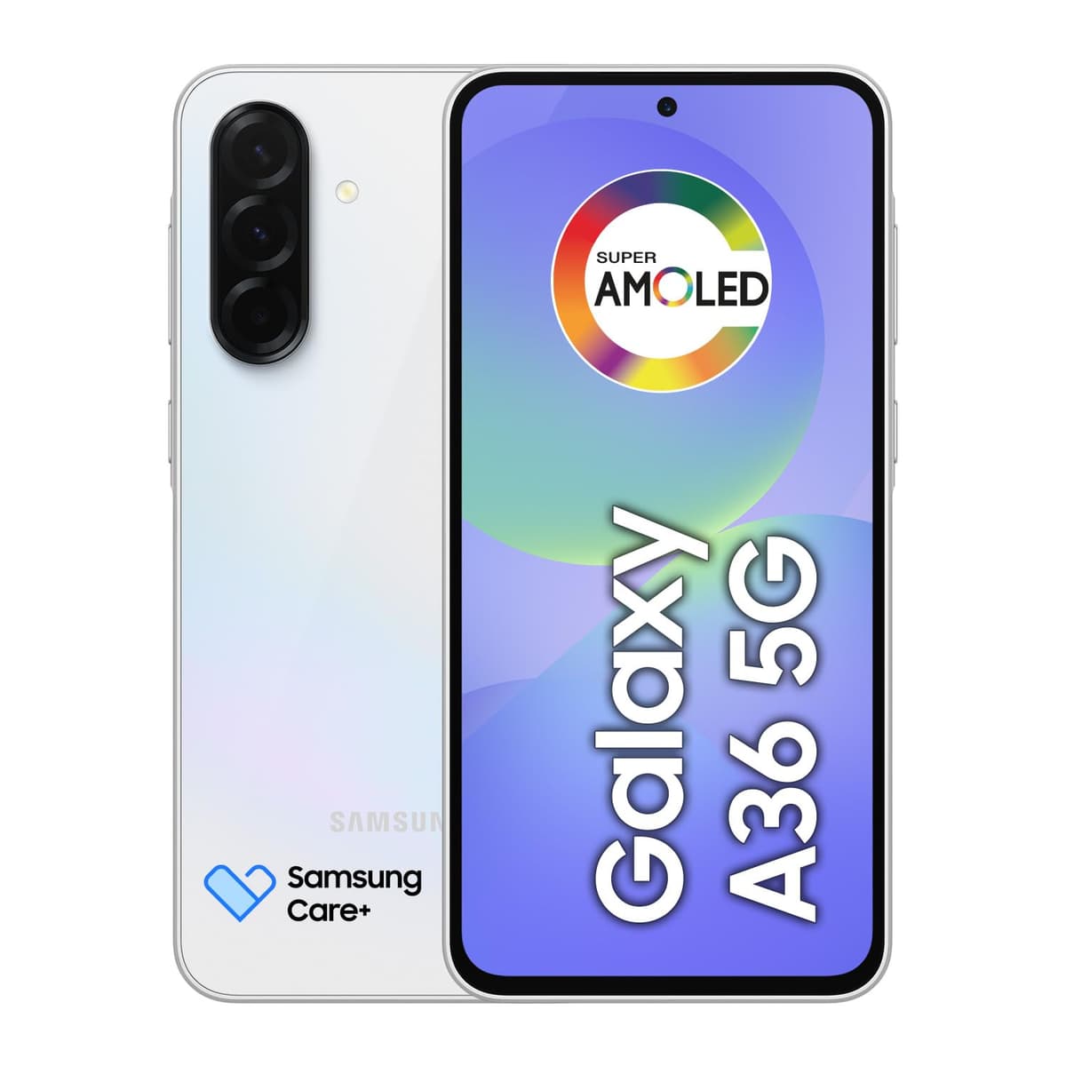 Imagem da oferta Celular Samsung Galaxy A36 5G 128GB, 6GB RAM, Câmera 50MP, IP67, Super AMOLED 6.7", Recursos AI, Branco